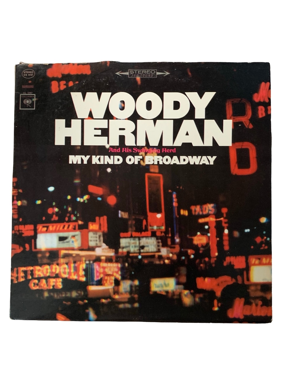 Woody Herman My Kind of Broadway LP Columbia Stereo Jazz Vinyl Record